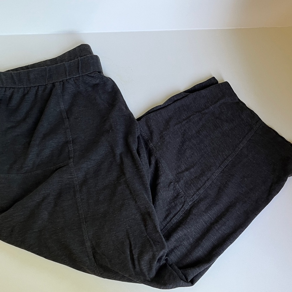 Eileen Fisher dark grey lantern pant - Picture 2 of 8